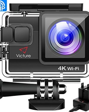 Cámara Deportiva acuatica con Wifi 4k Ultra HD 20MP Victure